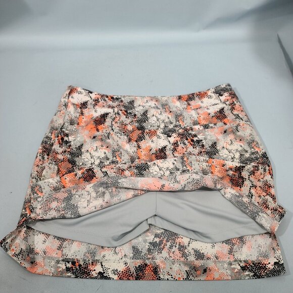 Izod Golf Skort Skirt Coral Camo 18" Women's Size 12 With Pockets - Picture 3 of 9